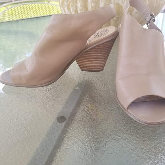 Vince Camuto Devona Leather Slingback Shoes sz 11W - Picture 2 of 8
